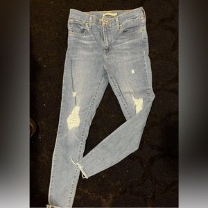 720 High rise super skinny levi jeans